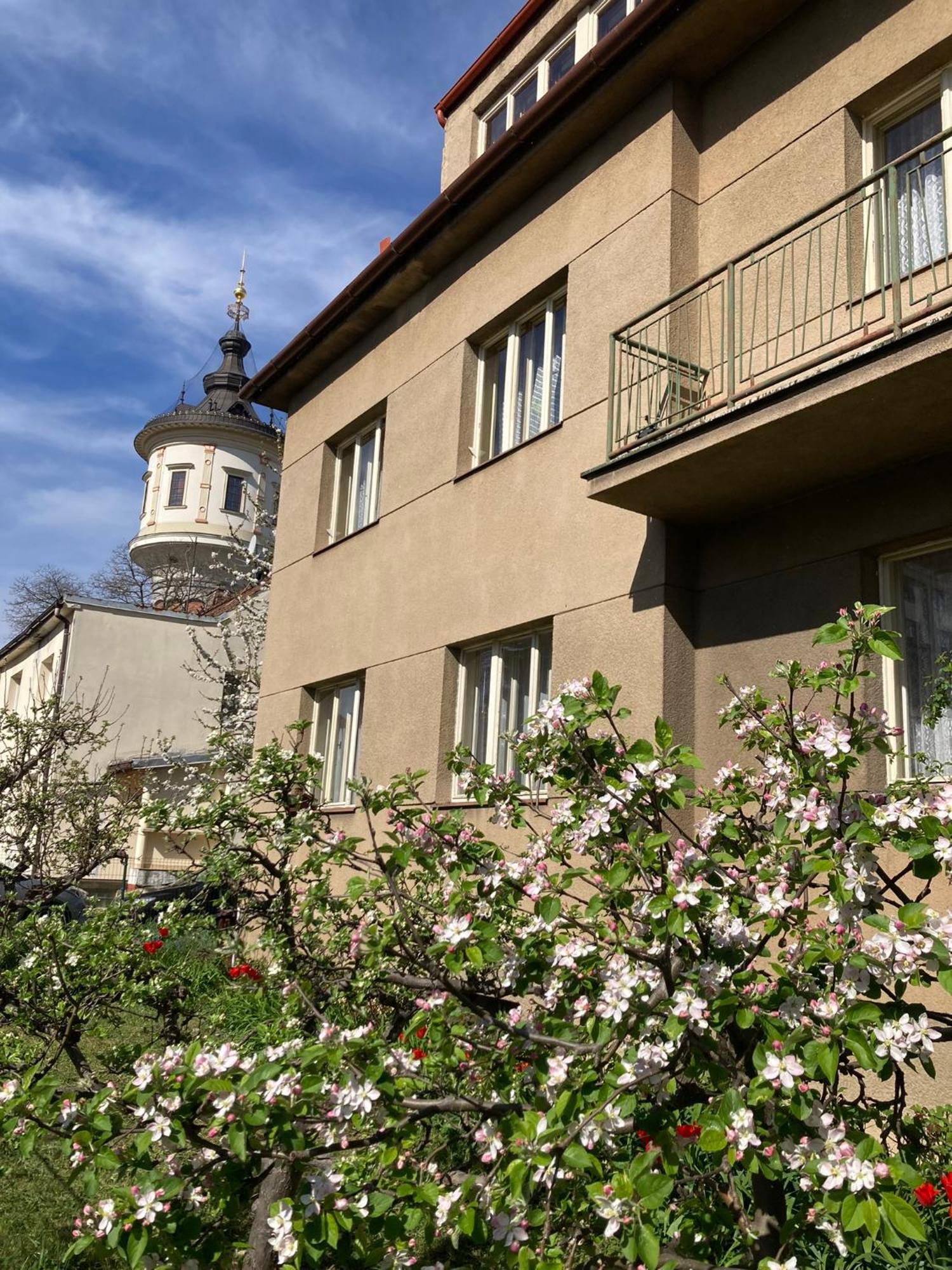 Podkrovní byt - Na Slovance Praga Exterior foto